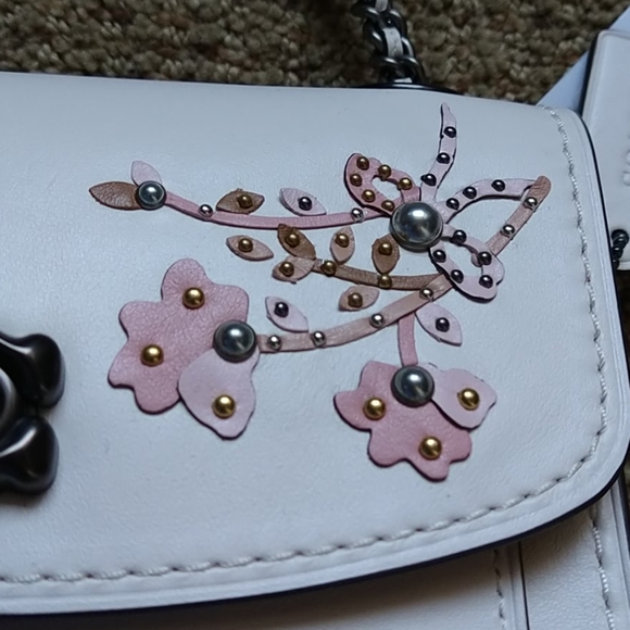 Coach Floral Embroidered Parker 18 Crossbody - Picture 8 of 12